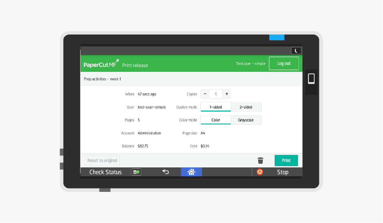 Embedded screenshots 